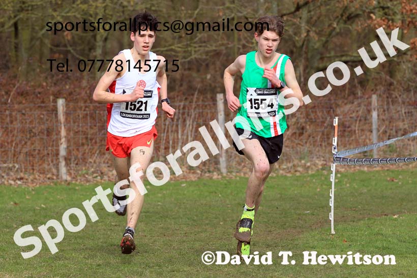 Boys Under-15s 2023 UK CAU Inter Counties Cross Country Champs, Prestwold Hall, Loughborough. Photo: David T. Hewitson/Sports for All Pics